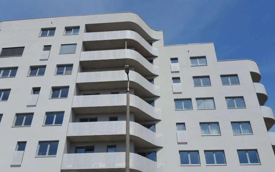 Realizacja Renoplast system Basic k20 balkon łukowy